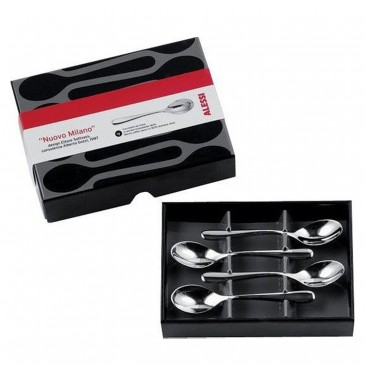 NUOVO MILANO SET 4 CUCCHIAINI MOKA