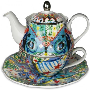 TEA FOR ONE COSY XMAS PLATINO