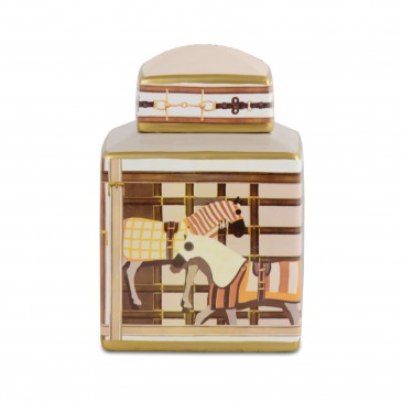 HORSES VASO POUTICHE 15X15X22