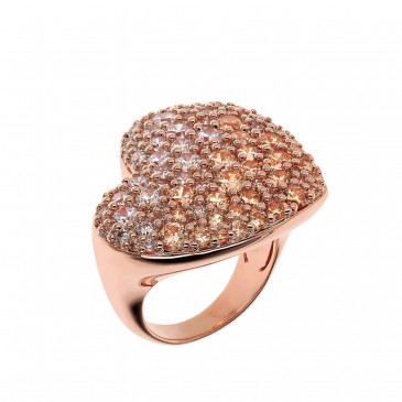 ANELLO CHEVALIER CUORE CON PAVE