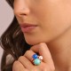 FACETED GEMSTONE RING