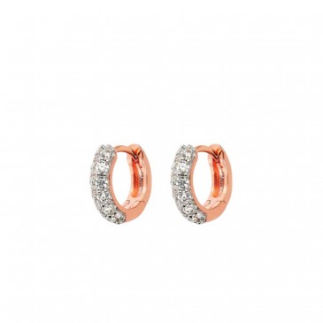 LITTLE HOOP HUGGIES WITH CZ