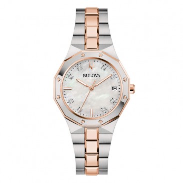BULOVA OCTAGON LADY DIAMONDS
