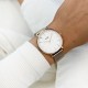 Boho Chic Mesh Rose Gold White u