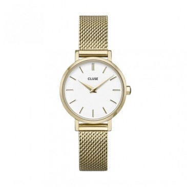 BOHO CHIC PETITE 2H WHITE DIAL GOLD