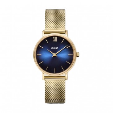 Minuit Mesh, Gold, Blue   Fumu/gold