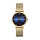 Minuit Mesh, Gold, Blue   Fumu/gold