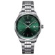 ANTHEOR WATCH STEEL GREEN SILVER