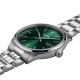 ANTHEOR WATCH STEEL GREEN SILVER