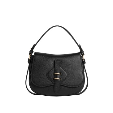 HANDBAG MICRO GRAINY LEATHER NOIR