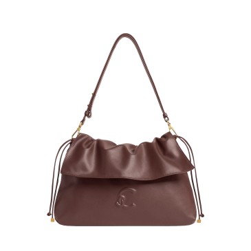 HANDBAG SMOTH LEATHER BERRY