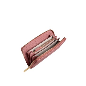 WALLET GRAINED LEATHER WINT ROSE