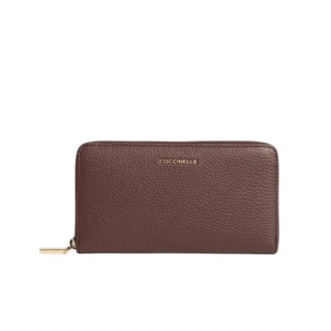 WALLET GRAINED LEATHER BERRY