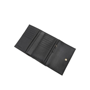 WALLET GRAINED LEATHER NOIR