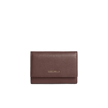 WALLET GRAINED LEATHER BERRY