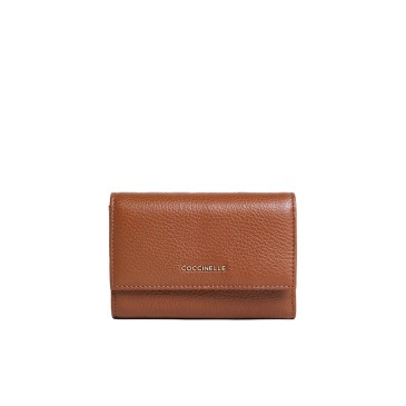 WALLET GRAINED LEATHER COGNAC