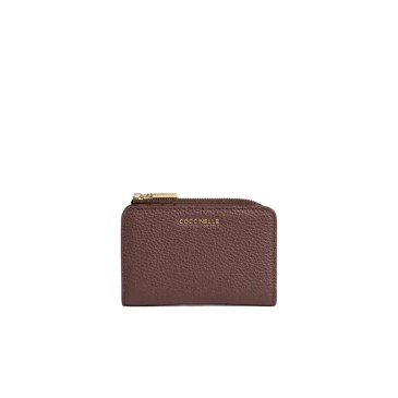 WALLET GRAINED LEATHER BERRY