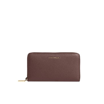 WALLET GRAINED LEATHER BERRY