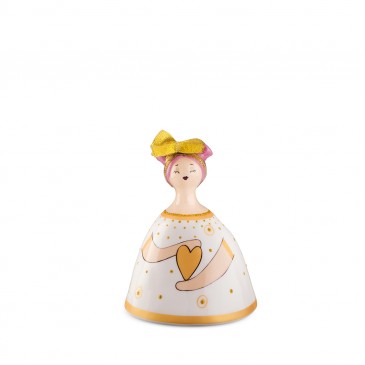 STATUINA LE PUPAZZE BIANCO 10X16