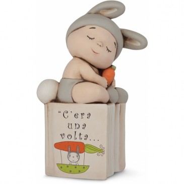 SALVADANAIO TENERONI CONIGLIO C/LIBRO