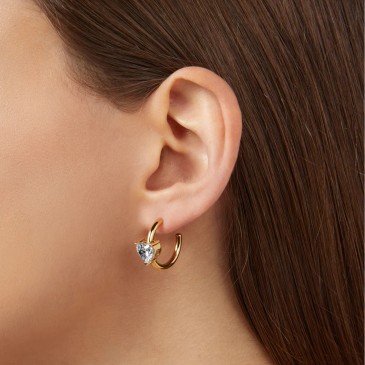 CHIARA FERRAGNI ORECCHINI FIST LOVE