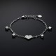 CHIARA FERRAGNI BRACCIALE CUORI SILVER