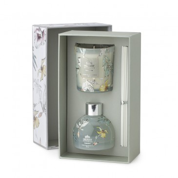 SET PRO AMBIENTE CON CANDELA  BLOOMS 80 ML