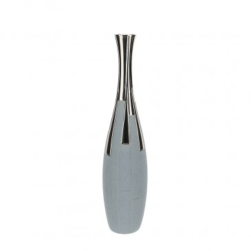 VASO GRES ATLAS GRIGIO/BLU DIA 13X50CM