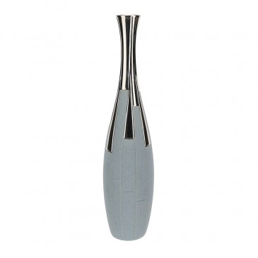 VASO GRES ATLAS GRIGIO/BLU DIA 14X60CM
