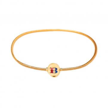 Bracciale componibile dorato cm.20