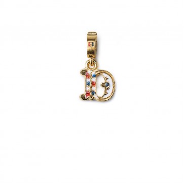 Mini Charm Lettera D oro