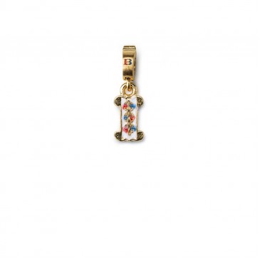 Mini Charm lettera I oro