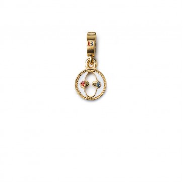 Mini Charm lettera O oro