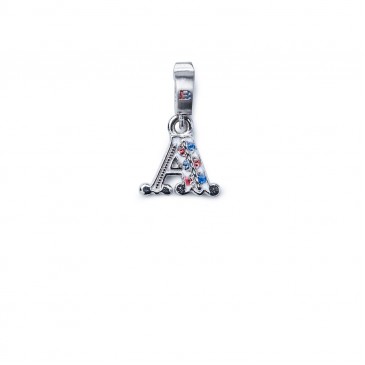 Mini Charm Lettera A argento