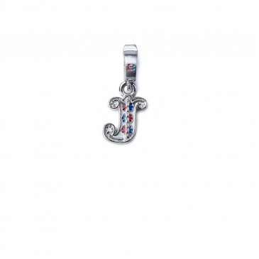 Mini Charm lettera J argento 