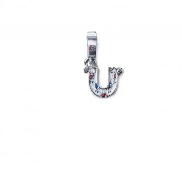Mini Charm lettera U argento