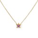 COLLANA STELLA PINK2 DR ARG  TIT  925%