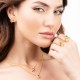 COLLANA STELLA PINK2 DR ARG  TIT  925%