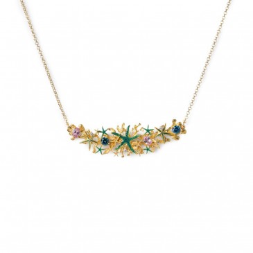COLLIER STELLE DI MARE IN ARG TIT 925%