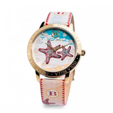 OROLOGIO STELLE MARINE CASSA ACC.DOR. 5ATM CINT.PELLE