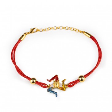 BRACCIALE CORDINO NEW TRINACRIA IN LEGA IBG