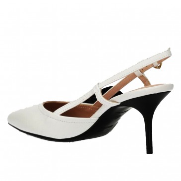 SCARPAD  SPILLO70 NAPPA BIANCO