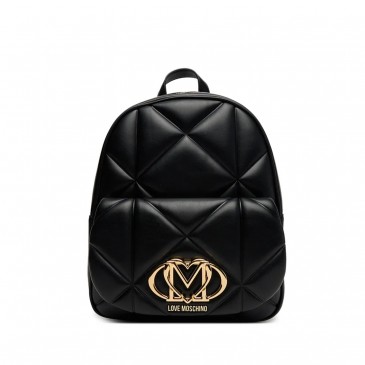 ZAINO PU EMBOSSED NERO