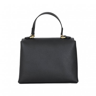 BORSA SAFFIANO PU NERO