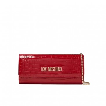 BORSA SHINY CROCO PU ROSSO