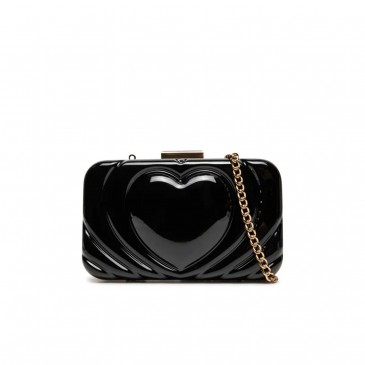 BORSA CLUTCH PVC NERO