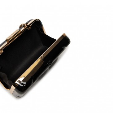 BORSA CLUTCH PVC NERO