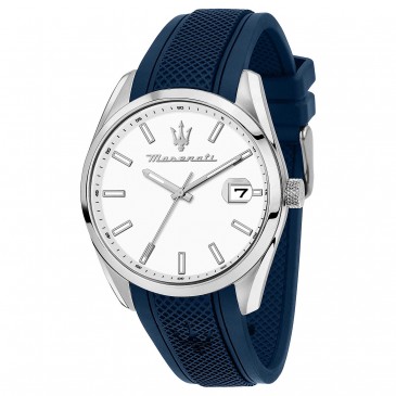 ATTRAZIONE 43MM 3H WHITE DIAL