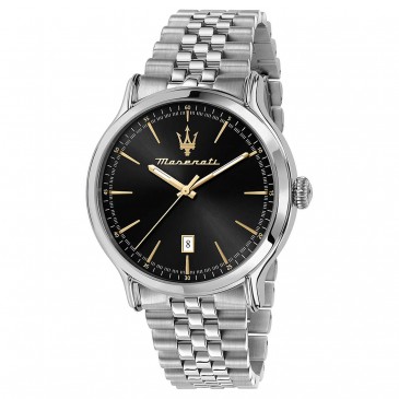 EPOCA 42MM 3H BLACK DIAL