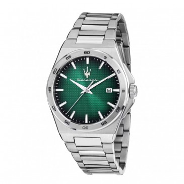 VELOCITA SLIM 40MM 3H BLACK-GREEN DIAL